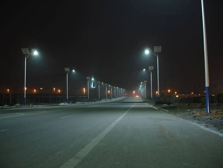 4M 12W Solar Street Lights Energy Saving